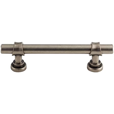 Top Knobs Bit 3-3/4 Inch Center to Center Bar Cabinet Pull from the Dakota Collection Pewter Antique