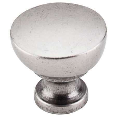 Top Knobs Bergen 1-1/4 Inch Mushroom Cabinet Knob from the Nouveau III Collection Pewter Antique