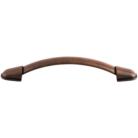 Top Knobs Buckle 5-1/16 Inch Center to Center Handle Cabinet Pull from the Dakota Collection Patina Rouge