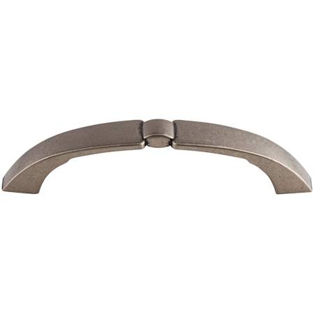 Top Knobs Lida 3-3/4 Inch Center to Center Handle Cabinet Pull from the Dakota Collection Pewter Antique