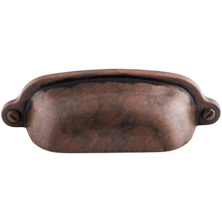 Top Knobs Cup 2-9/16 Inch Center to Center Cup Cabinet Pull from the Dakota Collection Patina Rouge