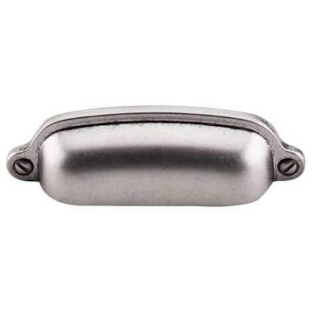 Top Knobs 2-9/16 Inch Center to Center Cup Cabinet Pull from the Dakota Series - 25 Pack Pewter Antique