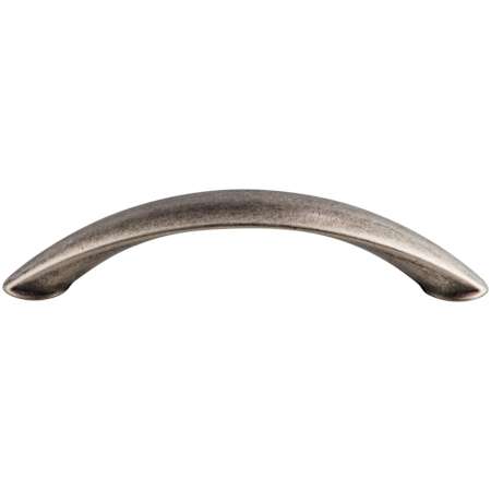 Top Knobs Arc 4 Inch Center to Center Arch Cabinet Pull from the Dakota Collection Pewter Antique