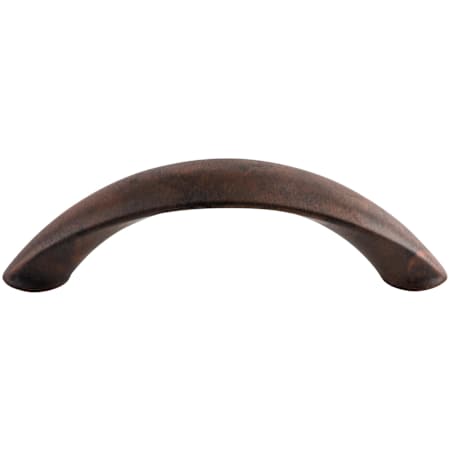 Top Knobs Arc 3 Inch Center to Center Arch Cabinet Pull from the Dakota Collection Patina Rouge