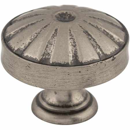Top Knobs Hudson 1-1/4 Inch Mushroom Cabinet Knob from the Dakota Collection Pewter Antique