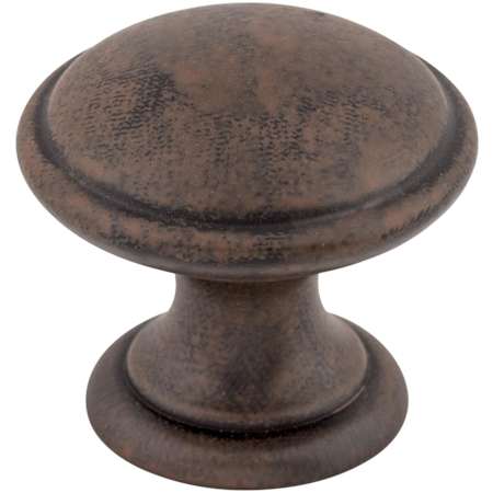 Top Knobs Rounded 1-1/4 Inch Mushroom Cabinet Knob from the Dakota Collection Patina Rouge