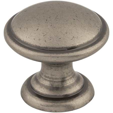 Top Knobs Rounded 1-1/4 Inch Mushroom Cabinet Knob from the Dakota Collection Pewter Antique