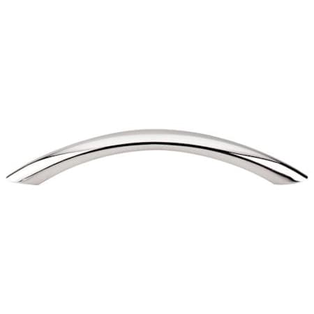 Top Knobs Bow 5-1/16 Inch Center to Center Arch Cabinet Pull from the Asbury Collection Polished Nickel