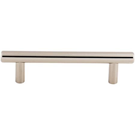 Top Knobs Hopewell 3-3/4 Inch Center to Center Bar Cabinet Pull from the Asbury Collection Polished Nickel