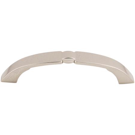 Top Knobs Lida 3-3/4 Inch Center to Center Handle Cabinet Pull from the Asbury Collection Polished Nickel
