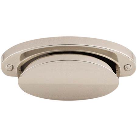 Top Knobs Dakota Cup 2-9/16 Inch Center to Center Cup Cabinet Pull from the Asbury Collection Polished Nickel