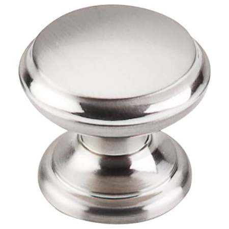 Top Knobs Flat 1-3/8 Inch Mushroom Cabinet Knob from the Asbury Collection Brushed Satin Nickel