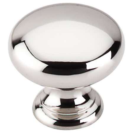 Top Knobs Mushroom 1-1/4 Inch Mushroom Cabinet Knob from the Asbury Collection Polished Nickel