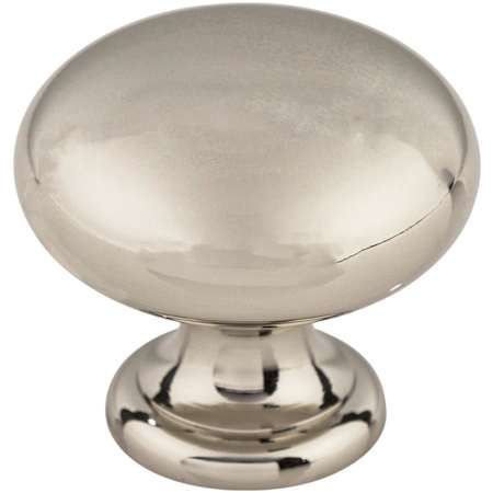 Top Knobs Mushroom 1-1/4 Inch Mushroom Cabinet Knob from the Asbury Collection Polished Nickel