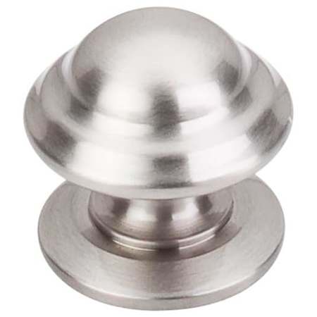Top Knobs Empress 1-3/8 Inch Mushroom Cabinet Knob from the Asbury Collection Brushed Satin Nickel