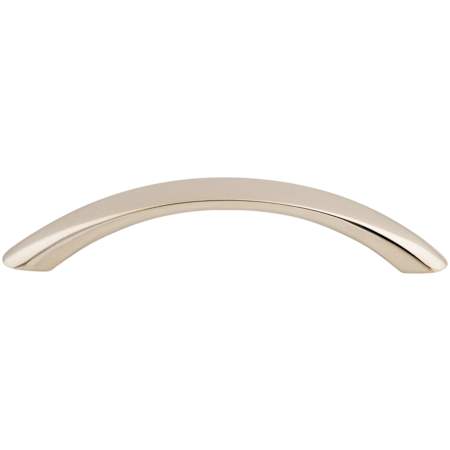 Top Knobs Bow 3-3/4 Inch Center to Center Arch Cabinet Pull from the Asbury Collection Polished Nickel
