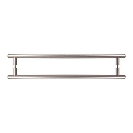 Top Knobs Hopewell 18 Inch Center to Center Bar Door Pull - Package of 2 Brushed Satin Nickel
