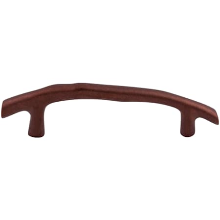 Top Knobs Twig 5 Inch Center to Center Designer Cabinet Pull from the Aspen Collection Mahogany Bronze