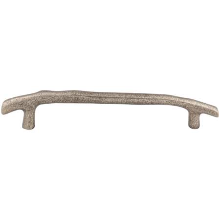 Top Knobs Twig 12 Inch Center to Center Designer Cabinet Pull from the Aspen Collection Silicon Bronze Light