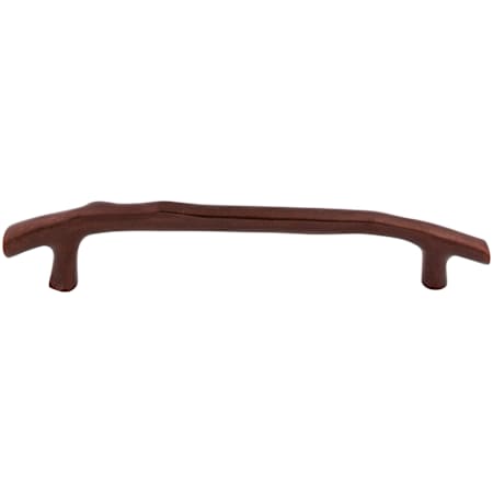 Top Knobs Twig 12 Inch Center to Center Designer Cabinet Pull from the Aspen Collection Mahogany Bronze