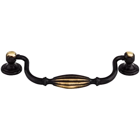 Top Knobs Tuscany 5-1/16 Inch Center to Center Drop Cabinet Pull Dark Antique Brass