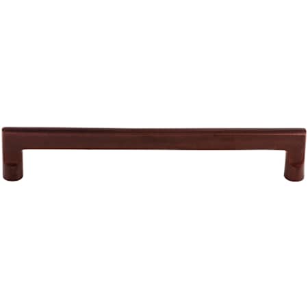 Top Knobs Flat 9 Inch Center to Center Handle Cabinet Pull from the Aspen Collection Mahogany Bronze