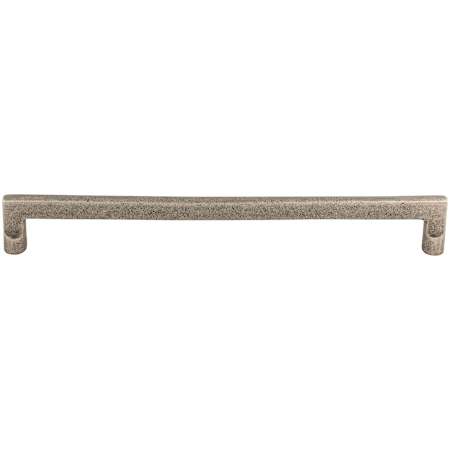 Top Knobs Flat 12 Inch Center to Center Handle Cabinet Pull from the Aspen Collection Silicon Bronze Light