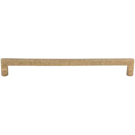 Top Knobs Flat 12 Inch Center to Center Handle Cabinet Pull from the Aspen Collection Light Bronze