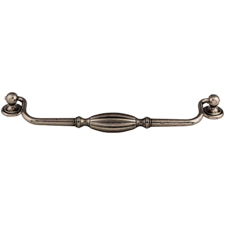 Top Knobs Tuscany 8-13/16 Inch Center to Center Drop Cabinet Pull Pewter Antique