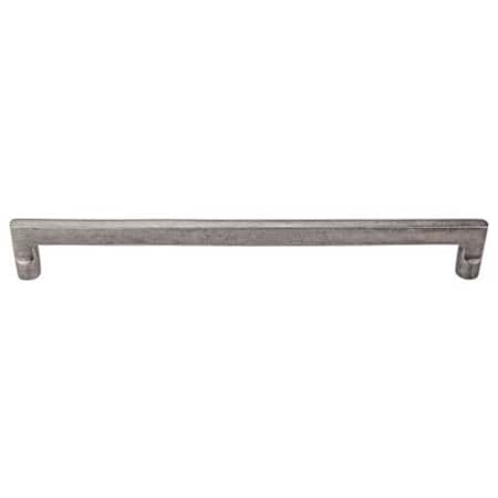 Top Knobs Flat 18 Inch Center to Center Handle Cabinet Pull from the Aspen Collection Silicon Bronze Light