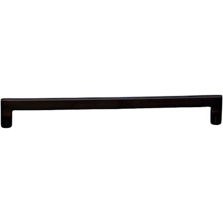 Top Knobs Flat 18 Inch Center to Center Handle Cabinet Pull from the Aspen Collection Mahogany Bronze