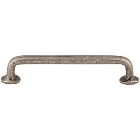 Top Knobs Rounded 6 Inch Center to Center Handle Cabinet Pull from the Aspen Collection Silicon Bronze Light