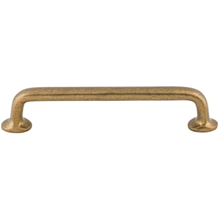 Top Knobs Rounded 6 Inch Center to Center Handle Cabinet Pull from the Aspen Collection Light Bronze