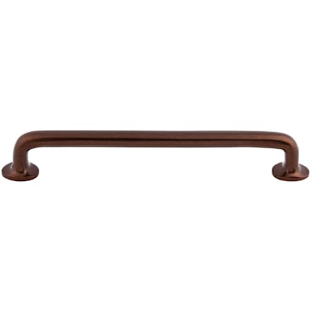 Top Knobs Rounded 9 Inch Center to Center Handle Cabinet Pull from the Aspen Collection Mahogany Bronze