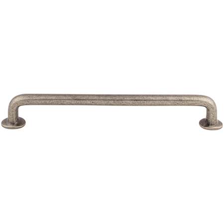 Top Knobs Rounded 12 Inch Center to Center Handle Cabinet Pull from the Aspen Collection Silicon Bronze Light