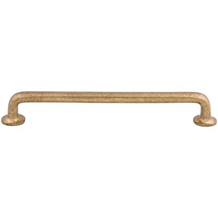 Top Knobs Rounded 12 Inch Center to Center Handle Cabinet Pull from the Aspen Collection Light Bronze