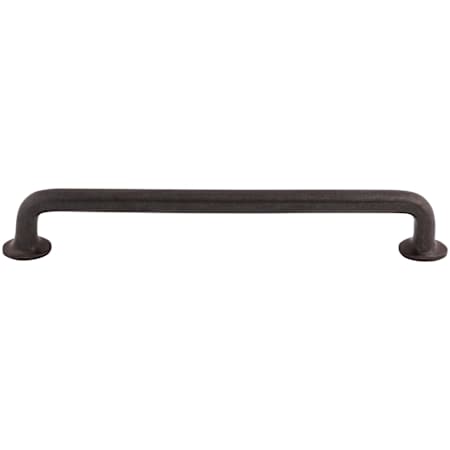 Top Knobs Rounded 12 Inch Center to Center Handle Cabinet Pull from the Aspen Collection Medium Bronze