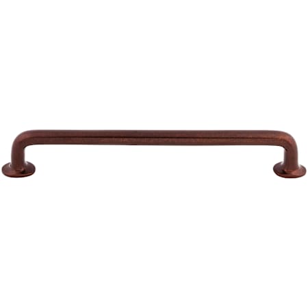 Top Knobs Rounded 12 Inch Center to Center Handle Cabinet Pull from the Aspen Collection Mahogany Bronze