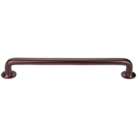 Top Knobs Rounded 18 Inch Center to Center Handle Cabinet Pull from the Aspen Collection Mahogany Bronze