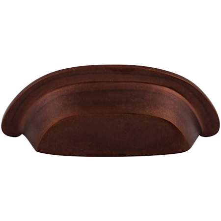 Top Knobs Cup 3 Inch Center to Center Cup Cabinet Pull from the Aspen Collection Mahogany Bronze