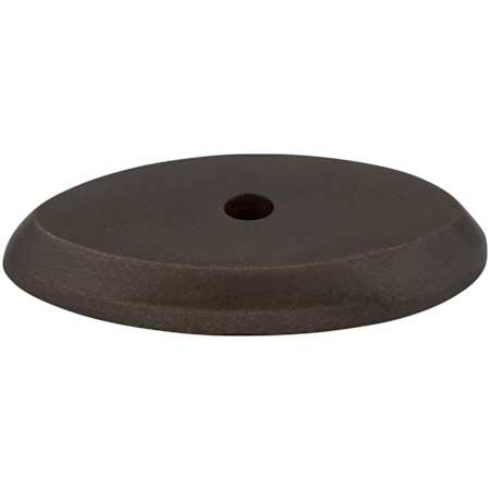 Top Knobs Oval 1-1/2 Inch Knob Backplate from the Aspen Series Medium Bronze