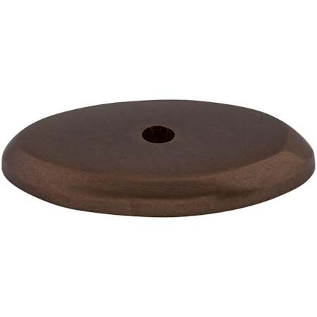 Top Knobs Oval 1-1/2 Inch Knob Backplate from the Aspen Series Mahogany Bronze