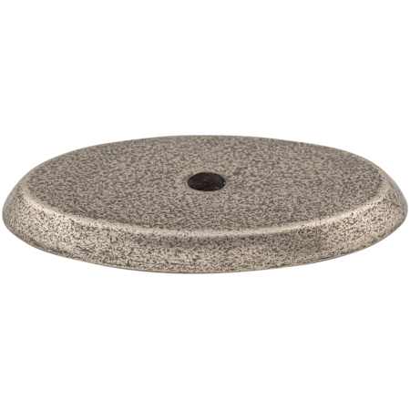 Top Knobs Oval 1-3/4 Inch Knob Backplate from the Aspen Series Silicon Bronze Light