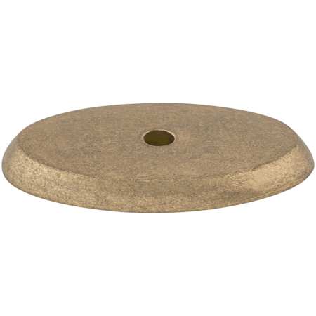 Top Knobs Oval 1-3/4 Inch Knob Backplate from the Aspen Series Light Bronze