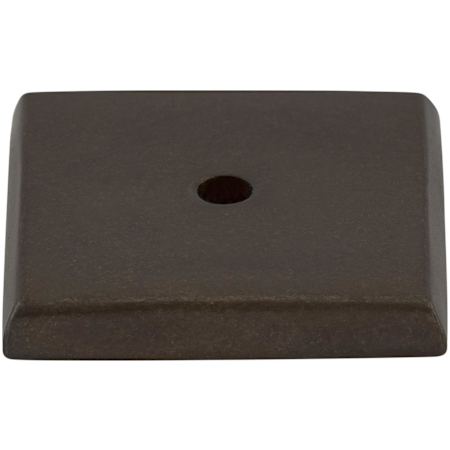 Top Knobs Square 1-1/4 Inch Knob Backplate from the Aspen Series Medium Bronze