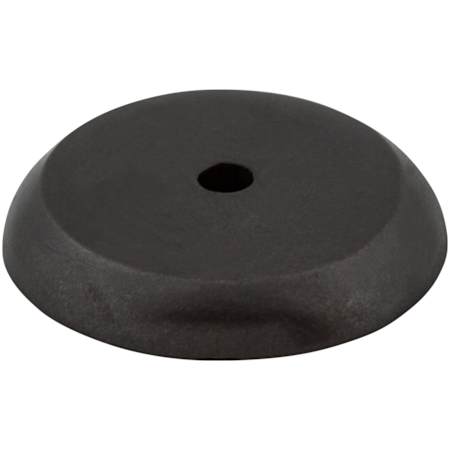 Top Knobs Rounded 1-1/4 Inch Diameter Knob Backplate from the Aspen Series Medium Bronze
