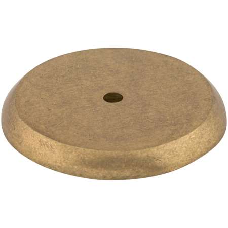 Top Knobs Rounded 1-3/4 Inch Diameter Knob Backplate from the Aspen Series Light Bronze