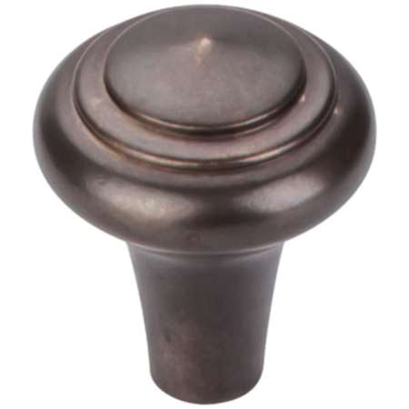 Top Knobs Peak 1 Inch Mushroom Cabinet Knob from the Aspen Collection Medium Bronze