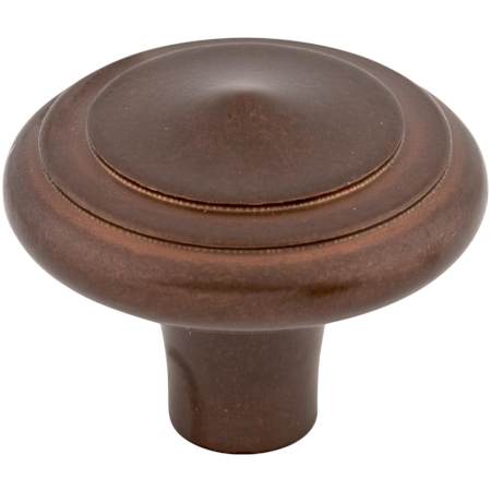 Top Knobs Peak 2 Inch Mushroom Cabinet Knob from the Aspen Collection Mahogany Bronze