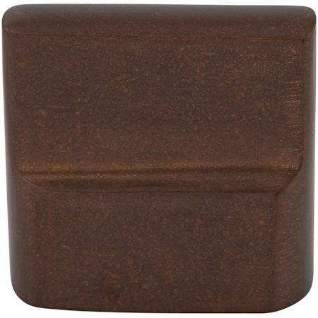 Top Knobs Flat 1-3/8 Inch Long Finger Cabinet Pull from the Aspen Collection Mahogany Bronze